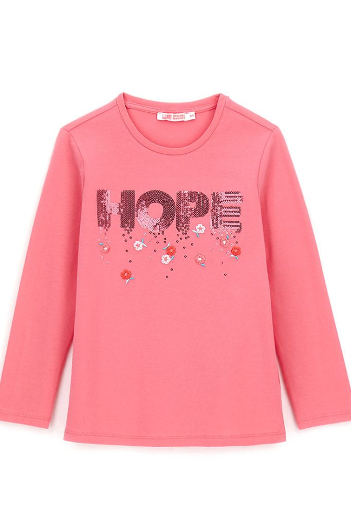 T-shirt à paillettes pour fille « House Of Flowers »