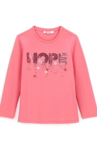 T-shirt à paillettes pour fille « House Of Flowers »