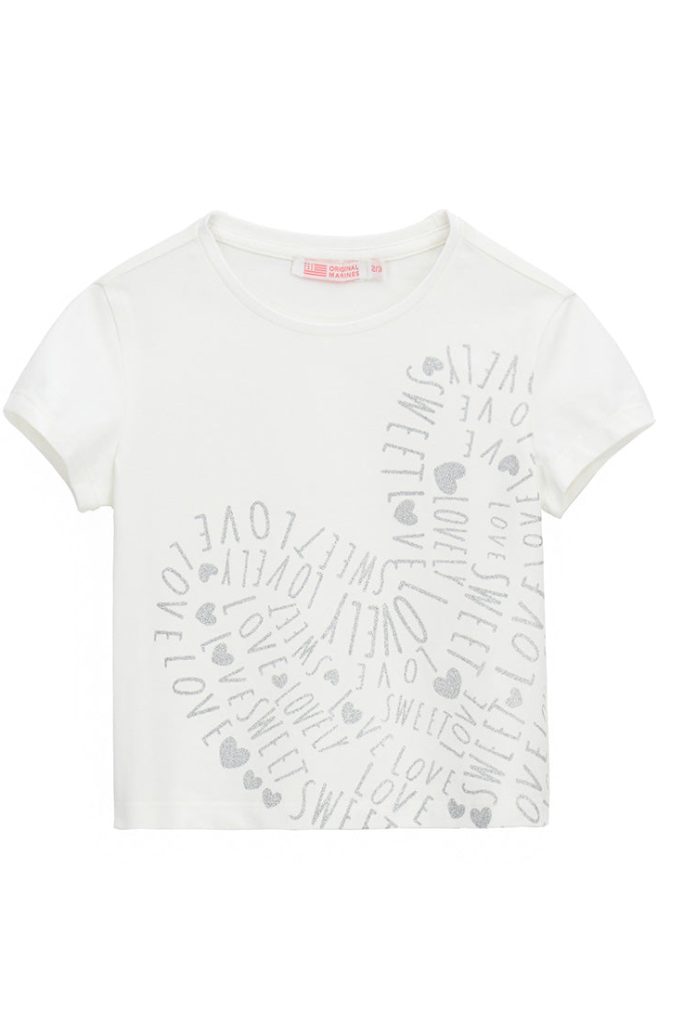 T-shirt pailleté Mademoiselle Girl