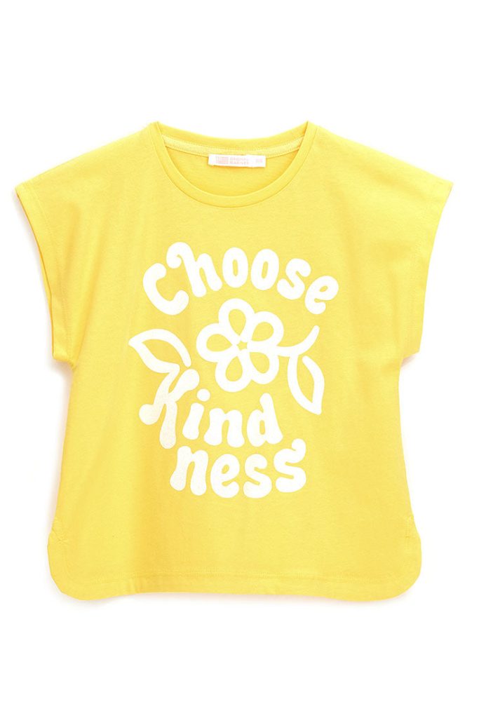 T-shirt à manches kimono Arty Wild Girl