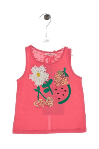 T-shirt Suntastic Girl avec imprimé marron