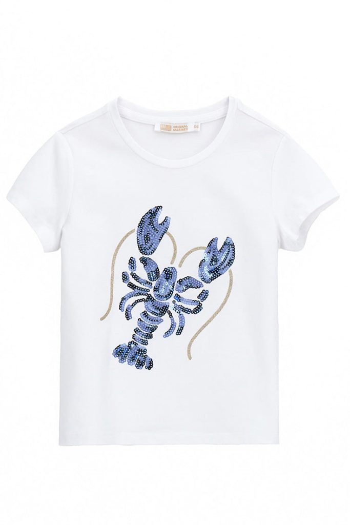 T-shirt à paillettes Marina Girl 1
