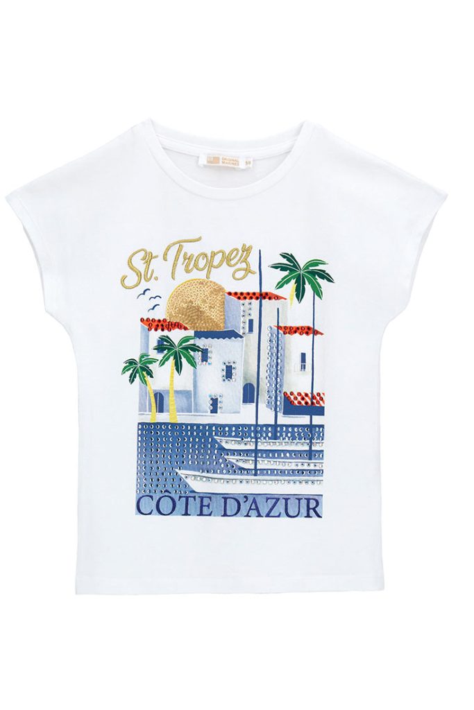 T-shirt à paillettes Marina Girl 3