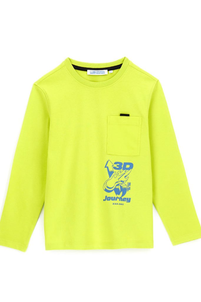 T-shirt numérique pour adolescent avec poche