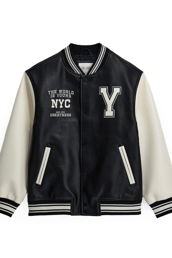 Bomber en similicuir Digital Teen Boy