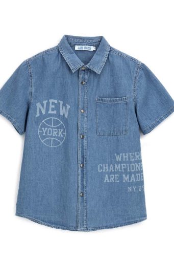 Chemise en jean spéciale et informelle pour adolescent