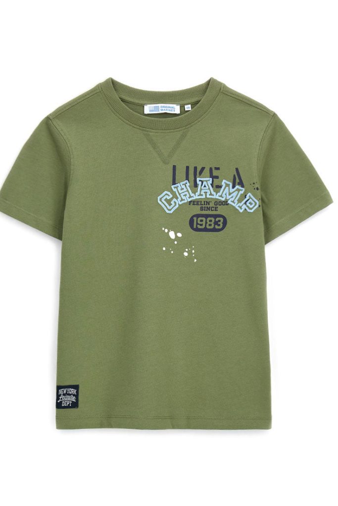 T-shirt imprimé spécial et informel pour adolescent 1