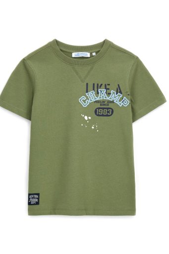 T-shirt imprimé spécial et informel pour adolescent 1