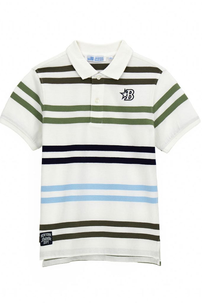 Polo spécial et informel pour adolescent avec broderie