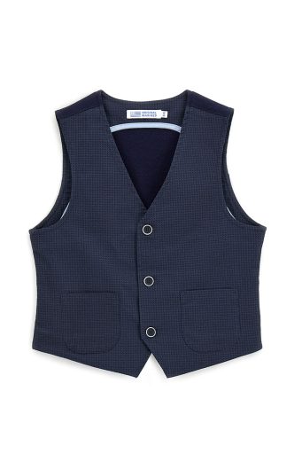 Gilet en lin et coton spécial et informel pour adolescent
