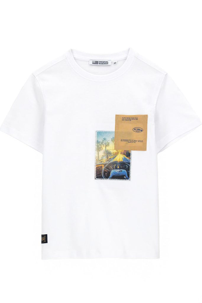 T-shirt en jean Truker pour adolescent avec poche