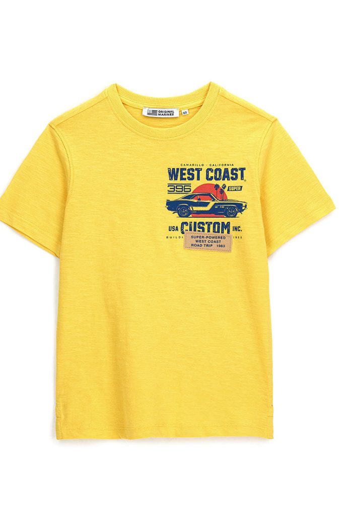 T-shirt imprimé Denim Truker pour adolescent