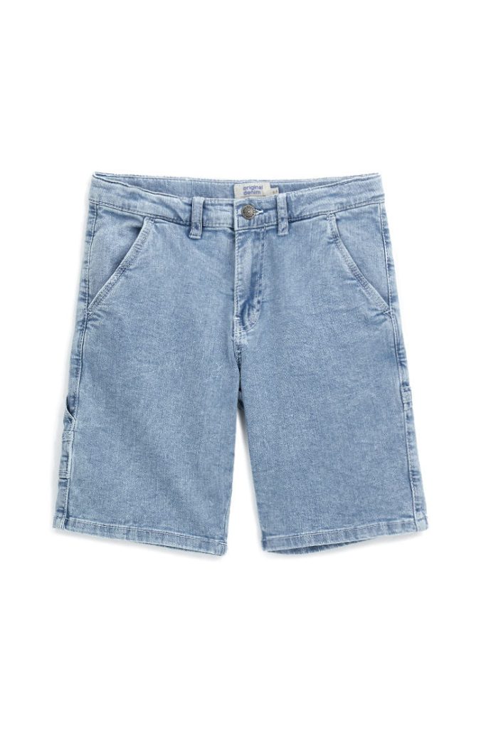 Capsule Denim Teen Boy Bermuda Jeans Worker