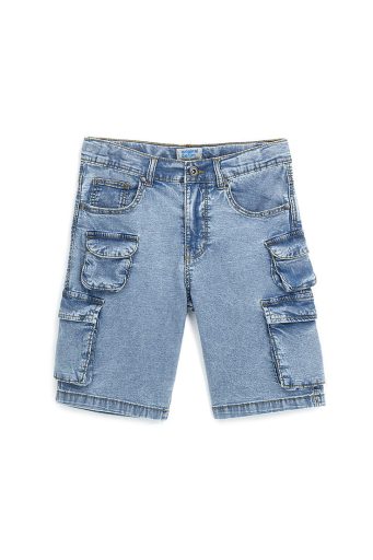 Jean bermuda cargo Capsule Denim pour adolescent