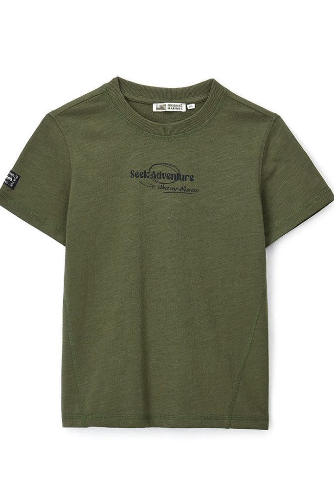 T-shirt en coton flammé Amazonia pour adolescent