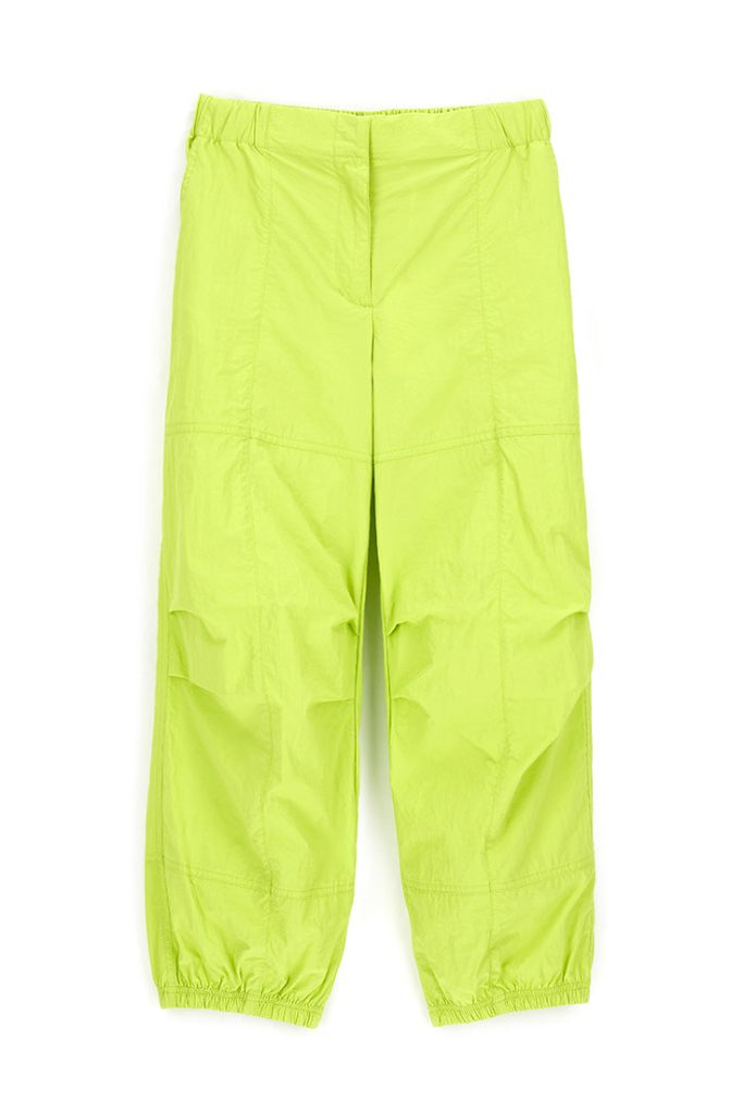 Pantalon en nylon noir et blanc pour adolescente