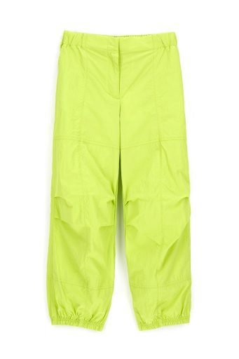 Pantalon en nylon noir et blanc pour adolescente