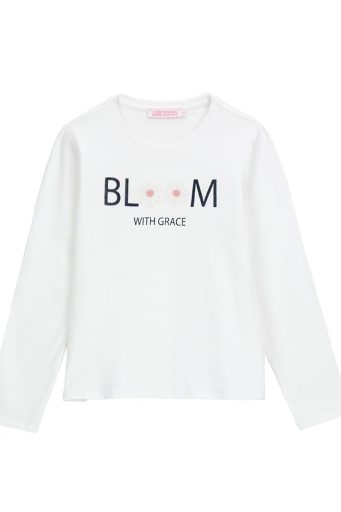T-shirt à paillettes Spring Bloom pour adolescente