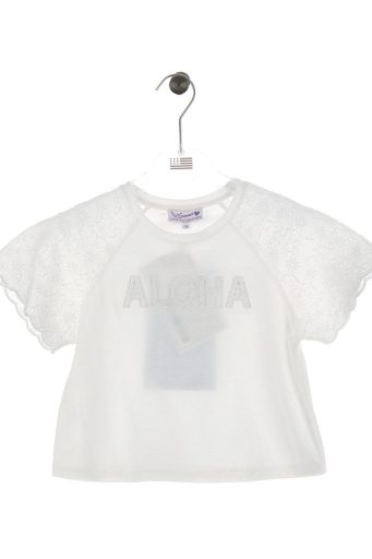 T-shirt pour adolescente avec broderie « C’est l’été »
