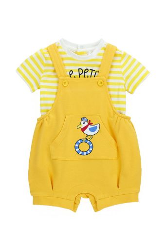 Ensemble t-shirt et salopette Sunlight pour nouveau-né garçon
