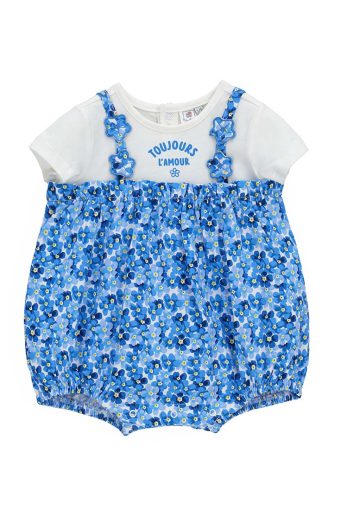 Combinaison en coton cassé pour nouveau-né fille Sunlight