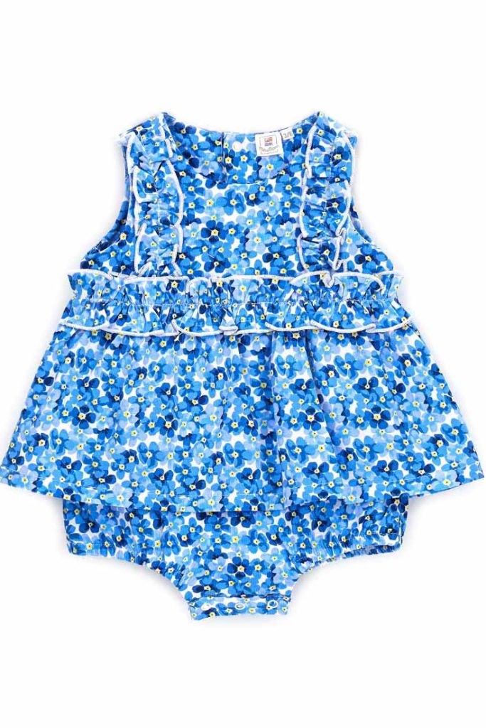 Combinaison à volants Sunlight pour nouveau-né fille