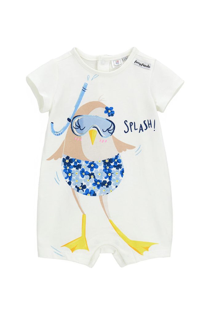 Combinaison Sunlight pour nouveau-né fille avec imprimé