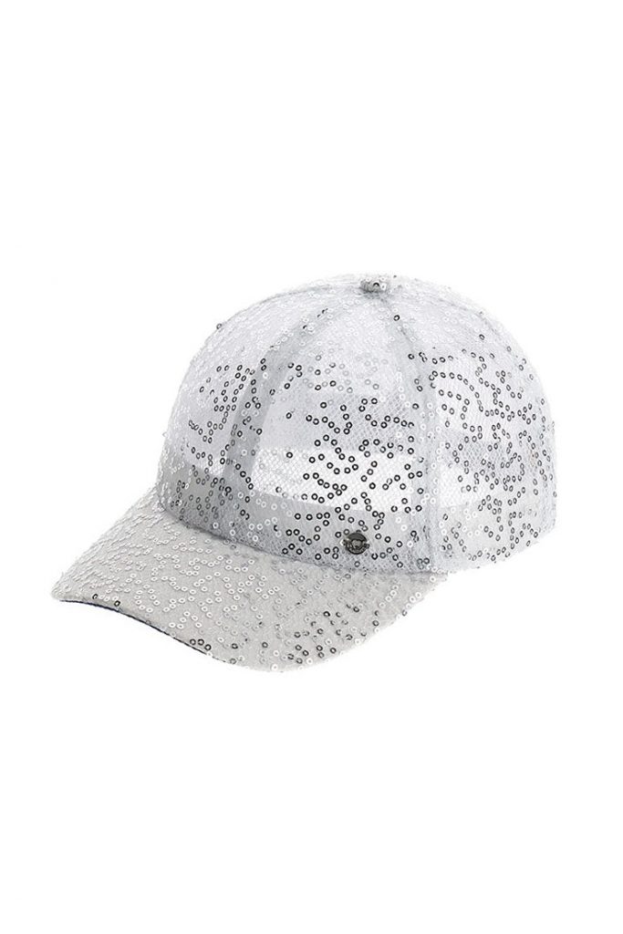 Marina/Tennis Club Chapeau à paillettes pour adolescente