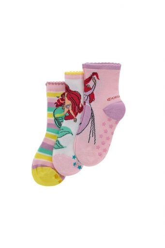 Lot de trois chaussettes Glad & Glam Girl Disney La Petite Sirène