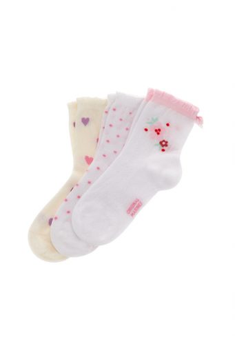Chaussettes fantaisie pour fille House Of Flowers (lot de 3)