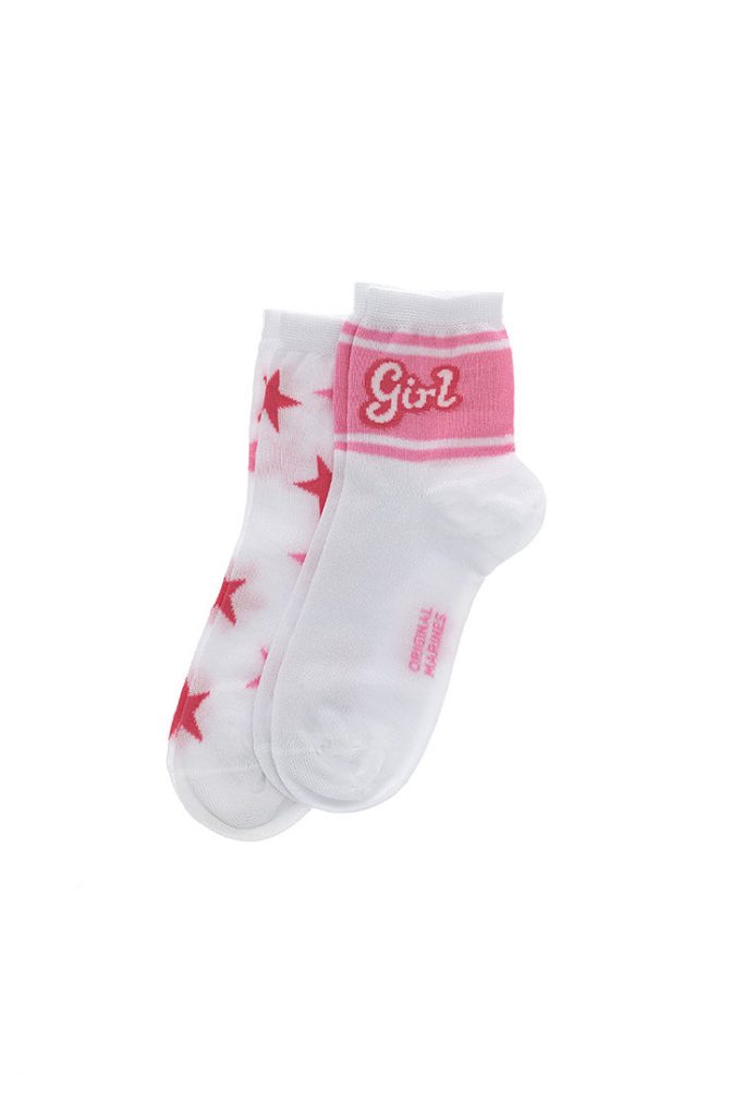 Chaussettes courtes Logomania pour adolescentes (lot de 2)