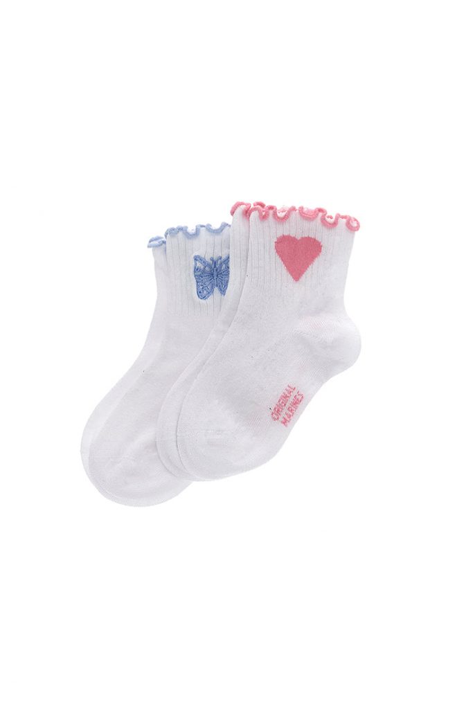 Lot de chaussettes Mademoiselle Girl avec broderie