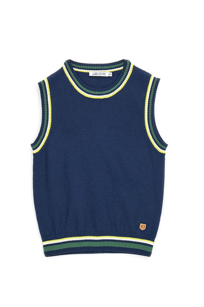 Gilet tricoté pour garçon de la Golf League