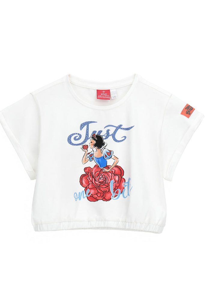 T-shirt Mademoiselle Fille Princesse Disney 1