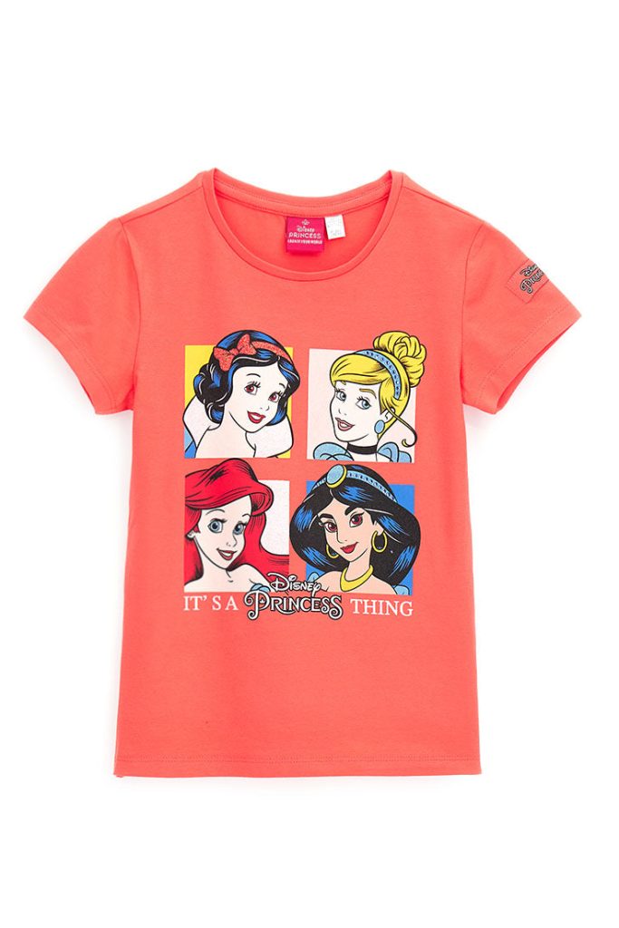 T-shirt Mademoiselle Fille Princesse Disney