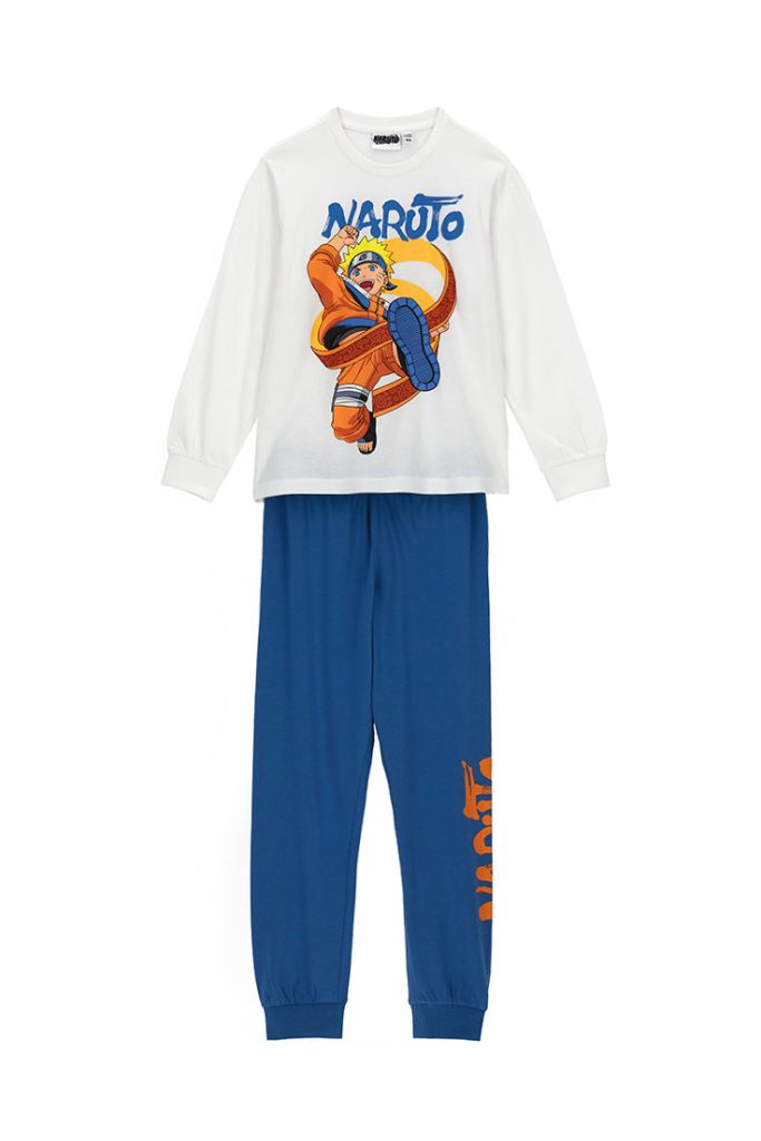 Pyjama long Naruto pour adolescent, bonne nuit