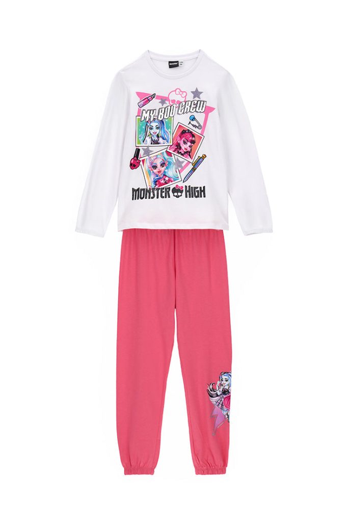 Pyjama long Monster High pour adolescentes, bonne nuit