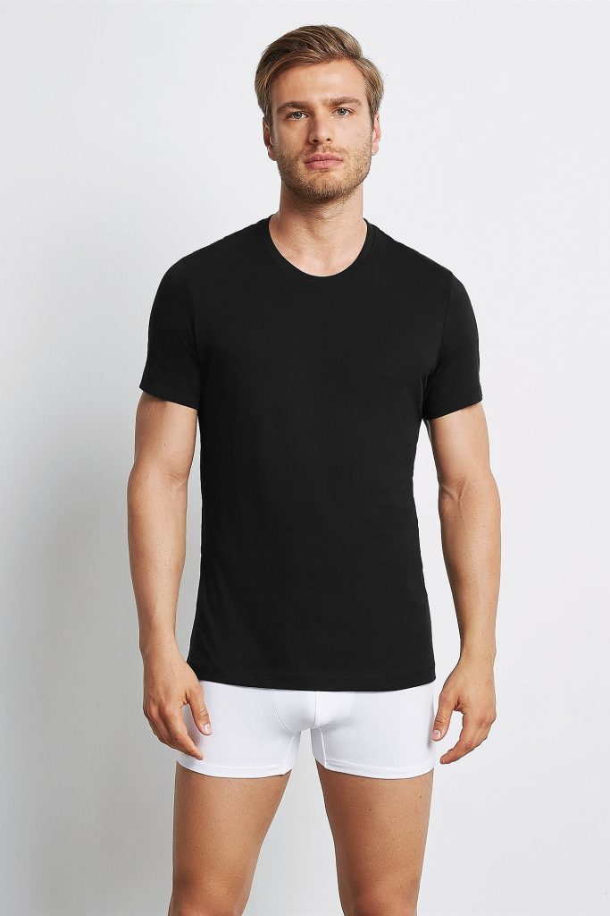 T-shirt à manches courtes et col rond Wellness Man