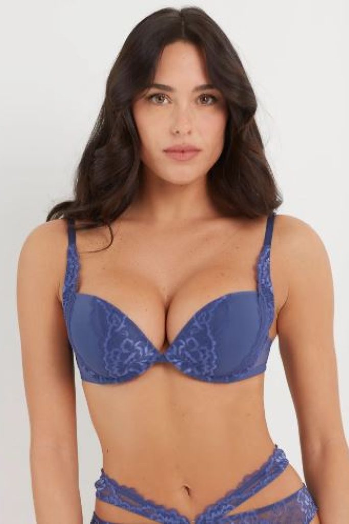 Soutien-gorge push-up Blue Jean pour femme