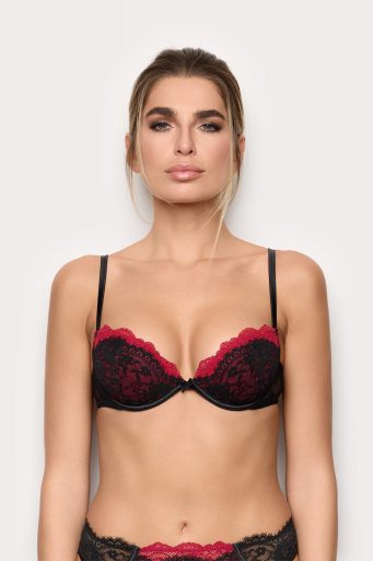 Soutiens-gorge push-up romantiques entièrement en dentelle + dentelle femme