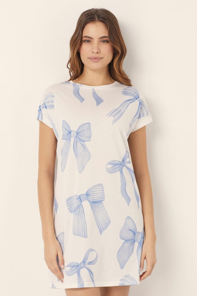 Chemise femme à nœuds chics