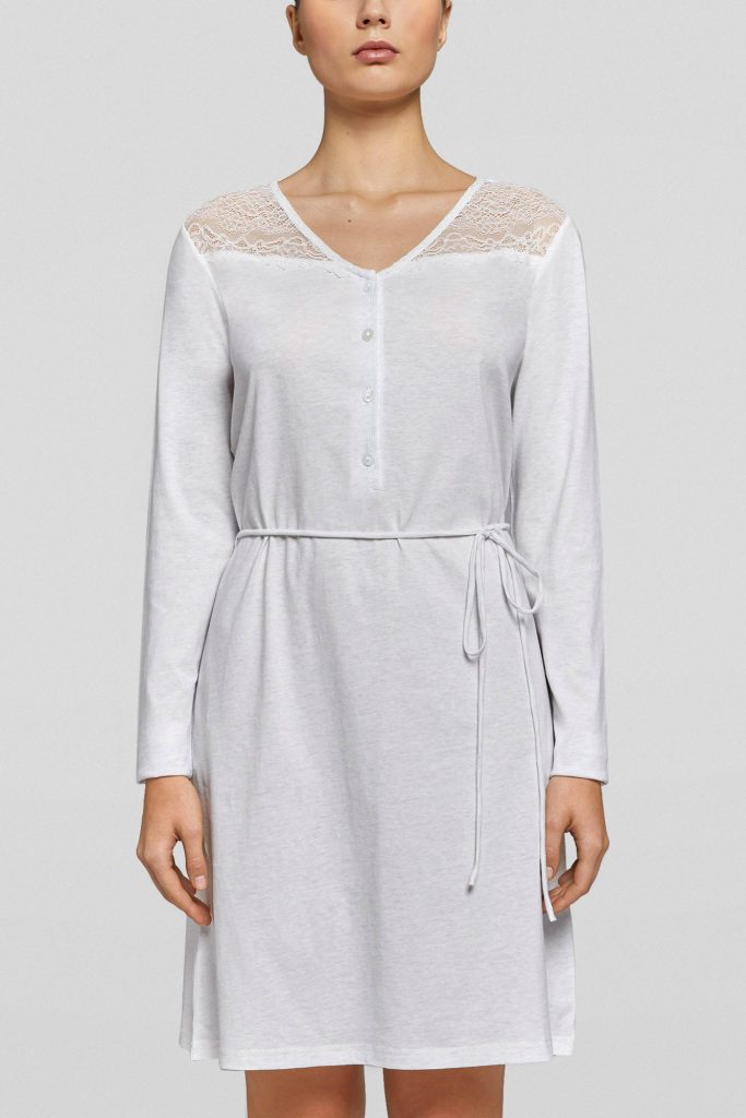 Chemise de nuit Orchidea pour femme avec patte longue