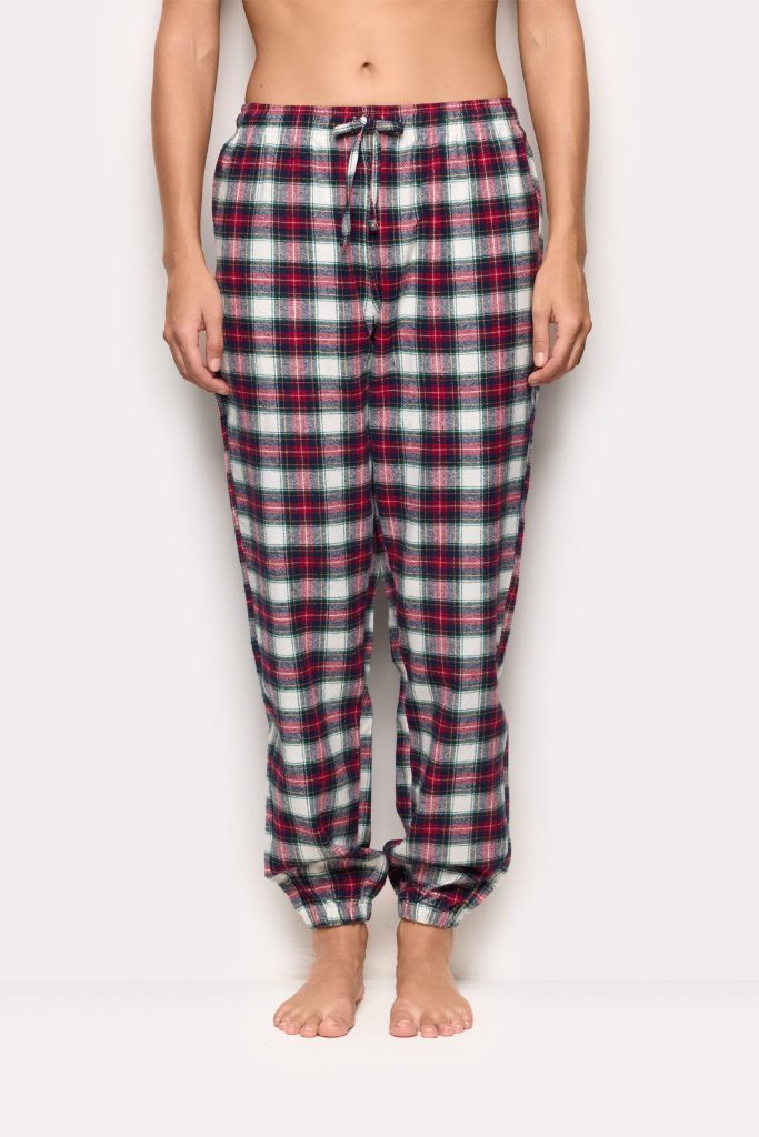 Pantalon Mix & Match 01 FLANELLE TEINTE EN FIL Femme