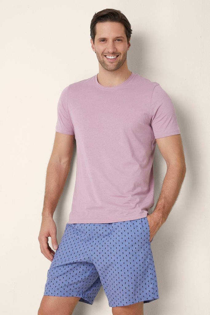 Short de pyjama quotidien pour homme