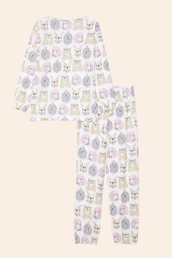 Pyjamas pour enfants avec de jolis chiens
