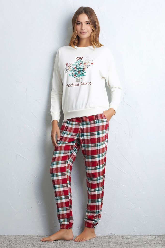 Pyjama Femme Coucou de Noël