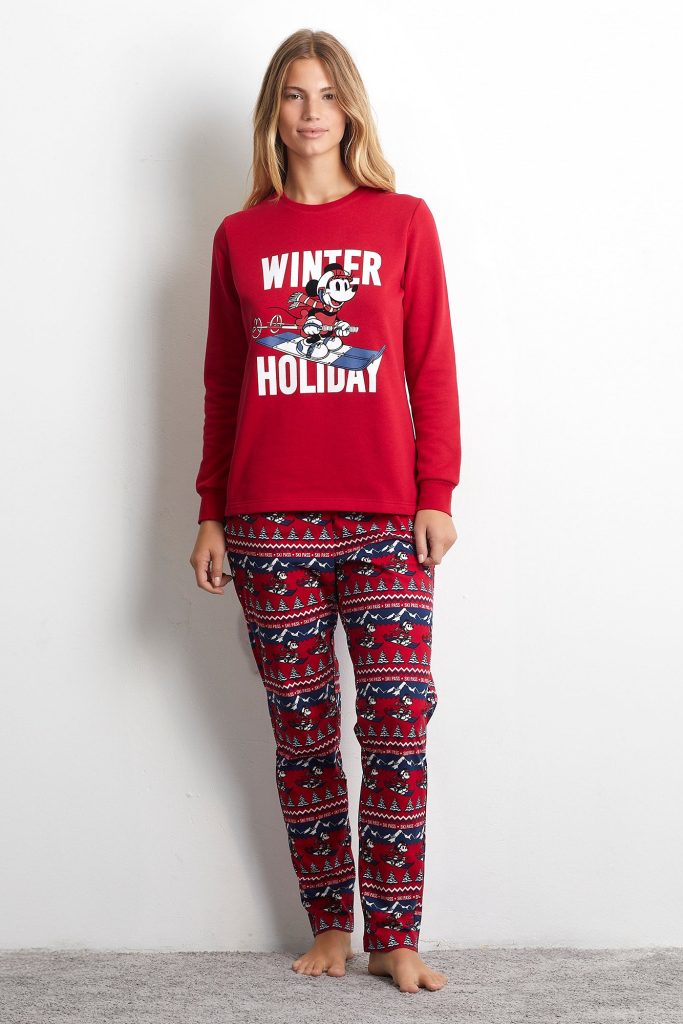 Pyjama Disney Skipass Famille Femme 2