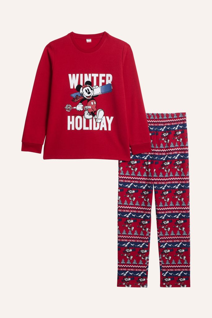Pyjama long Disney Skipass Family Kids