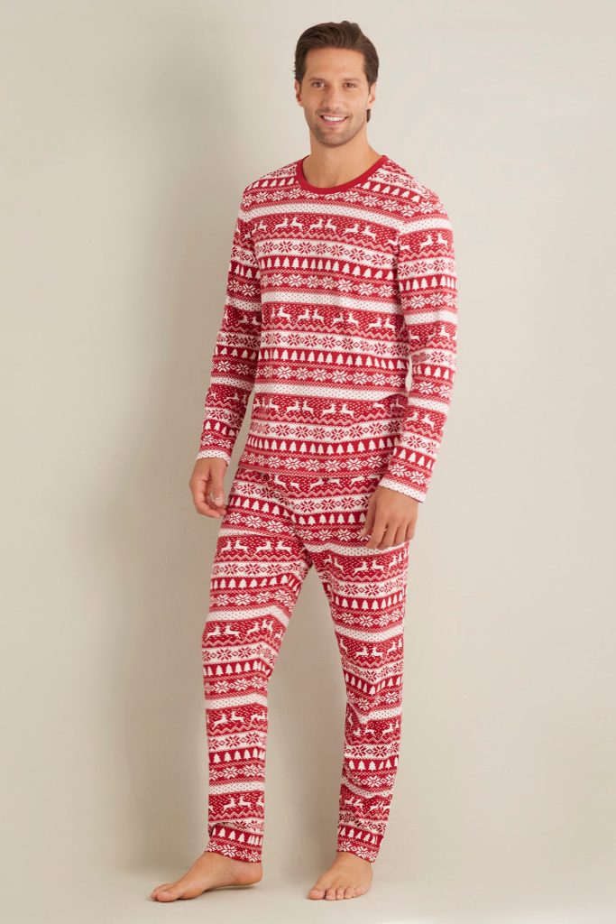 Pyjama d’hiver pour homme en famille 3