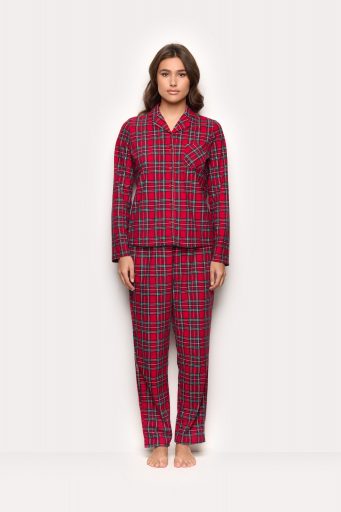 Pyjama familial tartan 01 MICROPILE Femme